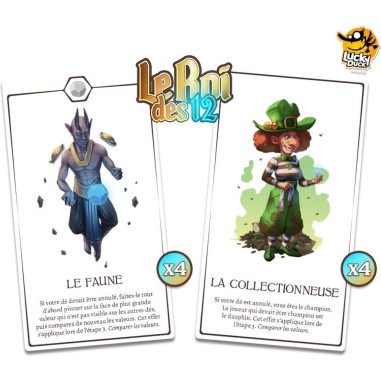 Le Roi des 12 - Mini extension personnages - Jeux de société - Lucky Duck Games