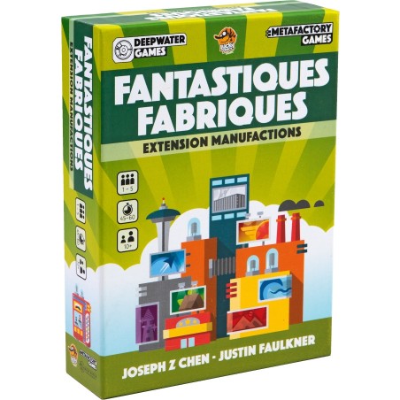 Fantastiques Fabriques – Extension Manufactions - Jeux de société - Lucky Duck Games