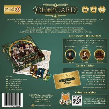 On Board - Jeux de société - Capitaine Meeple
