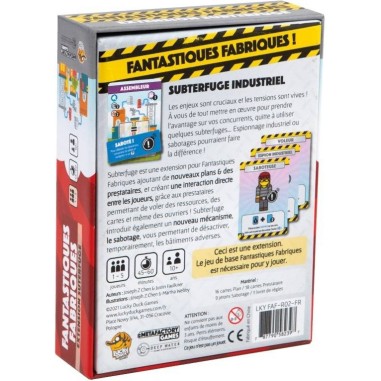 Fantastiques Fabriques – Extension Subterfuge - Jeux de société - Lucky Duck Games