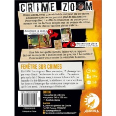 Crime Zoom - Fenêtres sur Crimes - Aurora - Jeux de société - Aurora Games 2