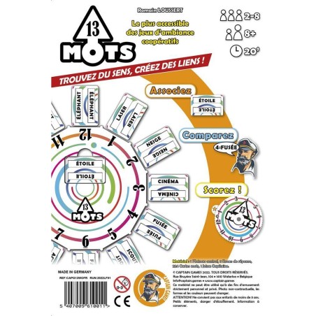 13 Mots - Jeux de société - Captain Games