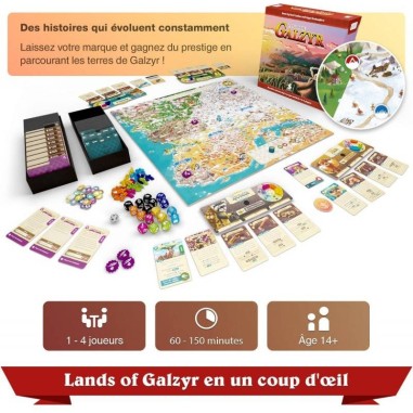 Lands of Galzyr - 2 Tomatoes Games - Jeux de société - 2tomatoes
