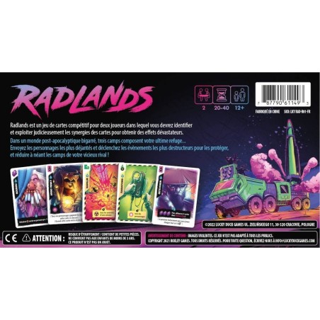 Radlands - Jeux de société - Lucky Duck Games