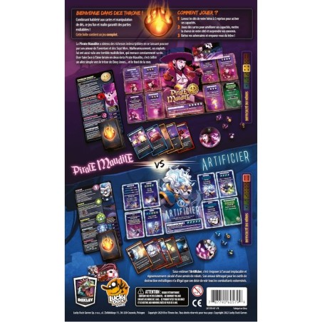 Dice Throne S2- Artificier vs Pirate Maudite - Jeux de société - Lucky Duck Games