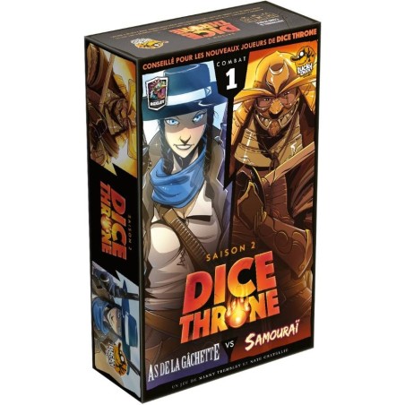 Dice Throne S2- As de la gâchette vs Samouraï - Jeux de société - Lucky Duck Games
