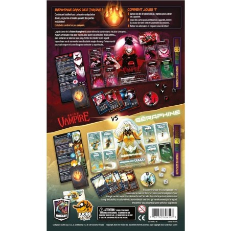 Dice Throne S2- Séraphine vs Reine Vampire - Jeux de société - Lucky Duck Games