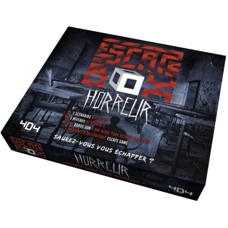 Escape Box : Horreur - Jeux de société - 404 Éditions