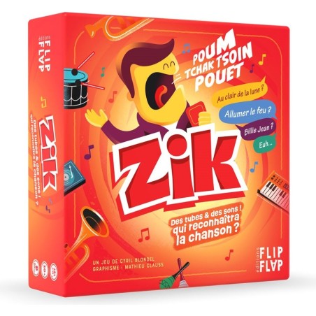 Zik - Nouvelle édition - Jeux de société - Flip Flap Éditions