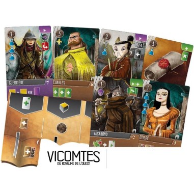 Vicomtes du Royaume de l'Ouest - Portes Dorées - Pixie Games - Jeux de société - Garphill Games