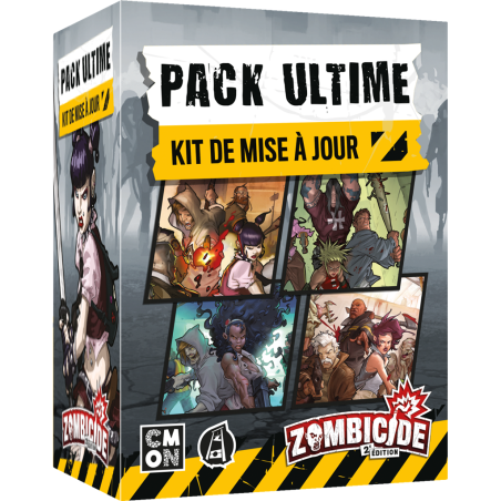 Zombicide - 2ème Edition: Pack Ultime - Kit de Mise à Jour - Jeux de figurines - Cmon