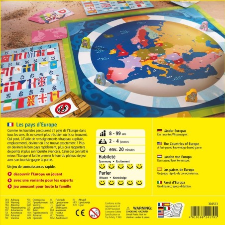 Les pays d'Europe - Jeux de société Enfants - Haba