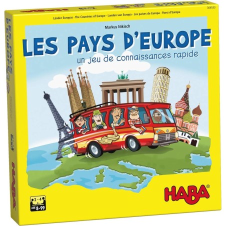 Les pays d'Europe - Jeux de société Enfants - Haba