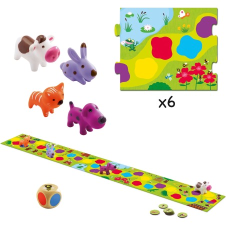 Jeux des Tout Petits - Little Circuit - Jeu de société - Djeco