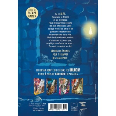 Unlock! Escape Geeks - Échappe-toi des Catacombes - Jeux de société - Rageot