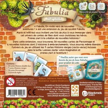 Fabulia : En route vers de nouvelles aventures - Extension - Jeux de société - Lifestyle Boardgames