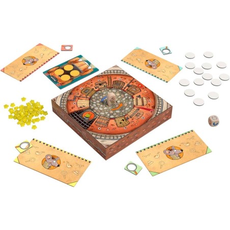 Commissaire souris - jeu de mémoire et de paris - Haba