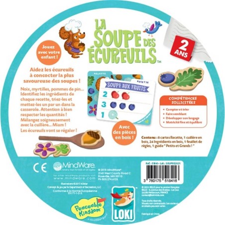 La soupe des écureuils - Jeu de société enfant - Loki