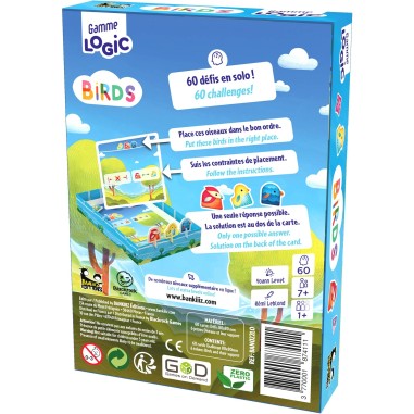 Gamme Logic - Birds - Editions - Jeux de société - Bankiiiz