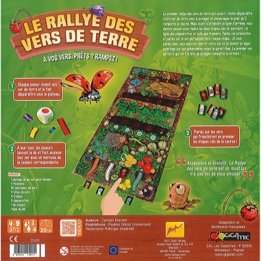 Le Rallye des Vers de Terre - Jeux de société - Gigamic
