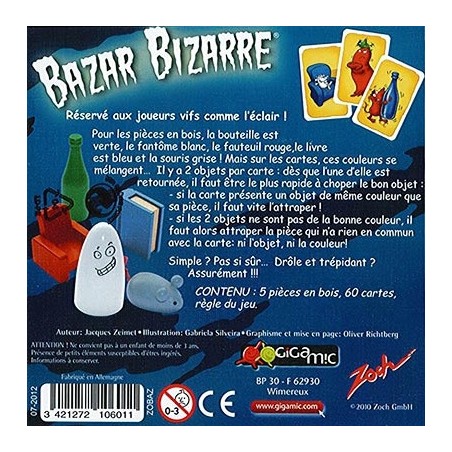 Bazar Bizarre - jeu d'observation et rapidité - Gigamic
