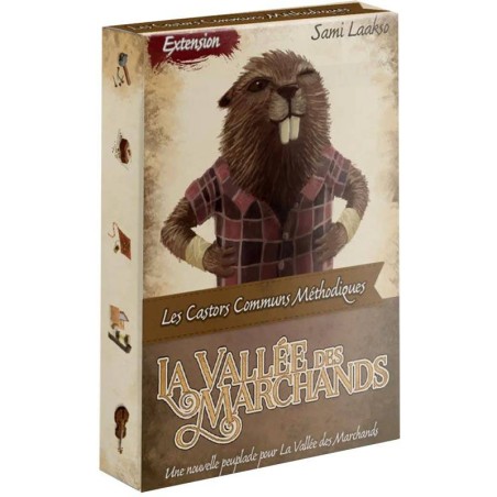 La Vallée des Marchands - Les Castors Communs Méthodiques - Jeux de société - Bragelonne