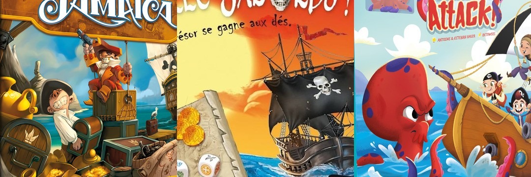 Bataille navale « pirate » - Jeux de société et cartes thème Mer